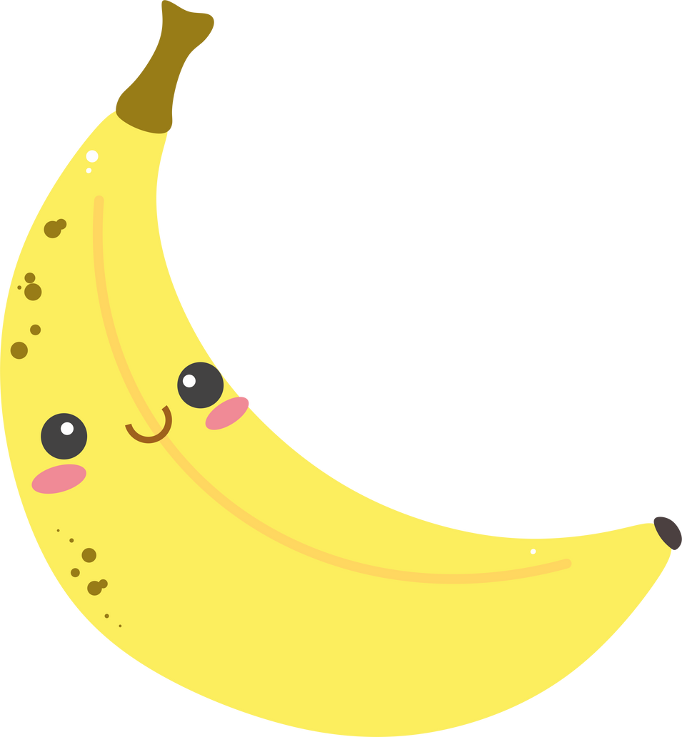 Cute Banana Cartoon